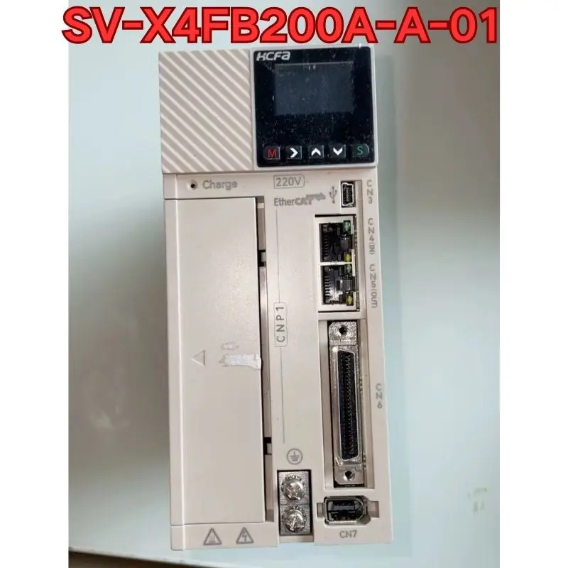 Second-hand SV-X4FB200A-A-01 servo drive function test is normal The latest in November 2025