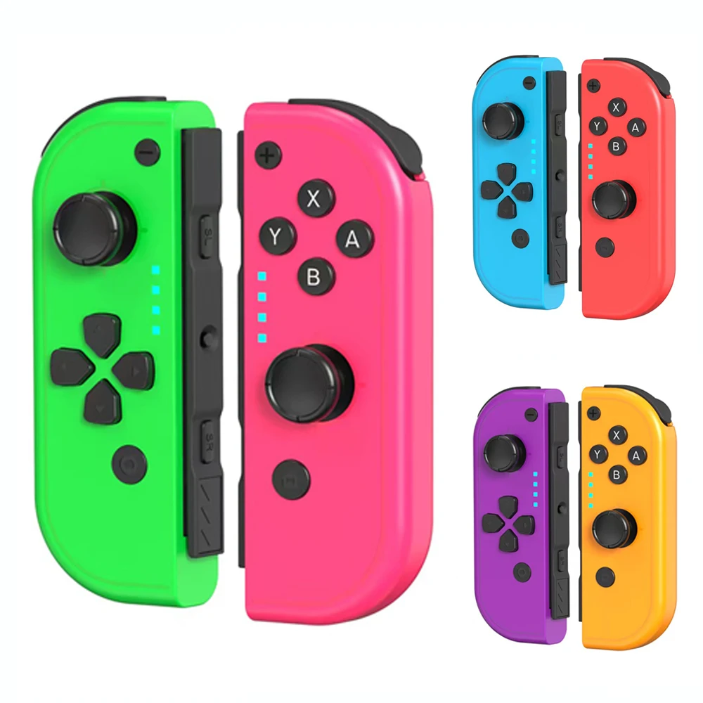 Joycons For Switch/OLED/Lite Wireless Gamepad with Charging Grip Bluetooth Controller Game Handle joypad Wake Function