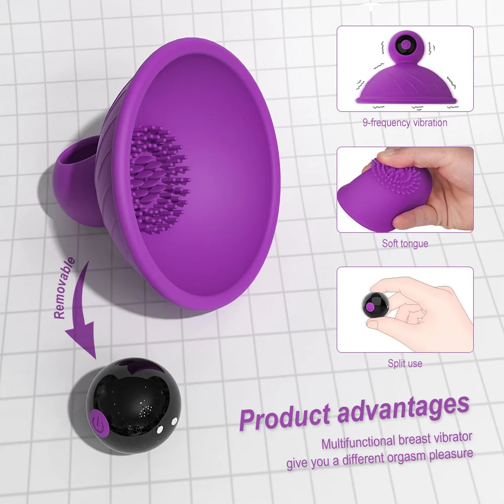 

S312 breast vibration massager nipple stimulation female masturbator