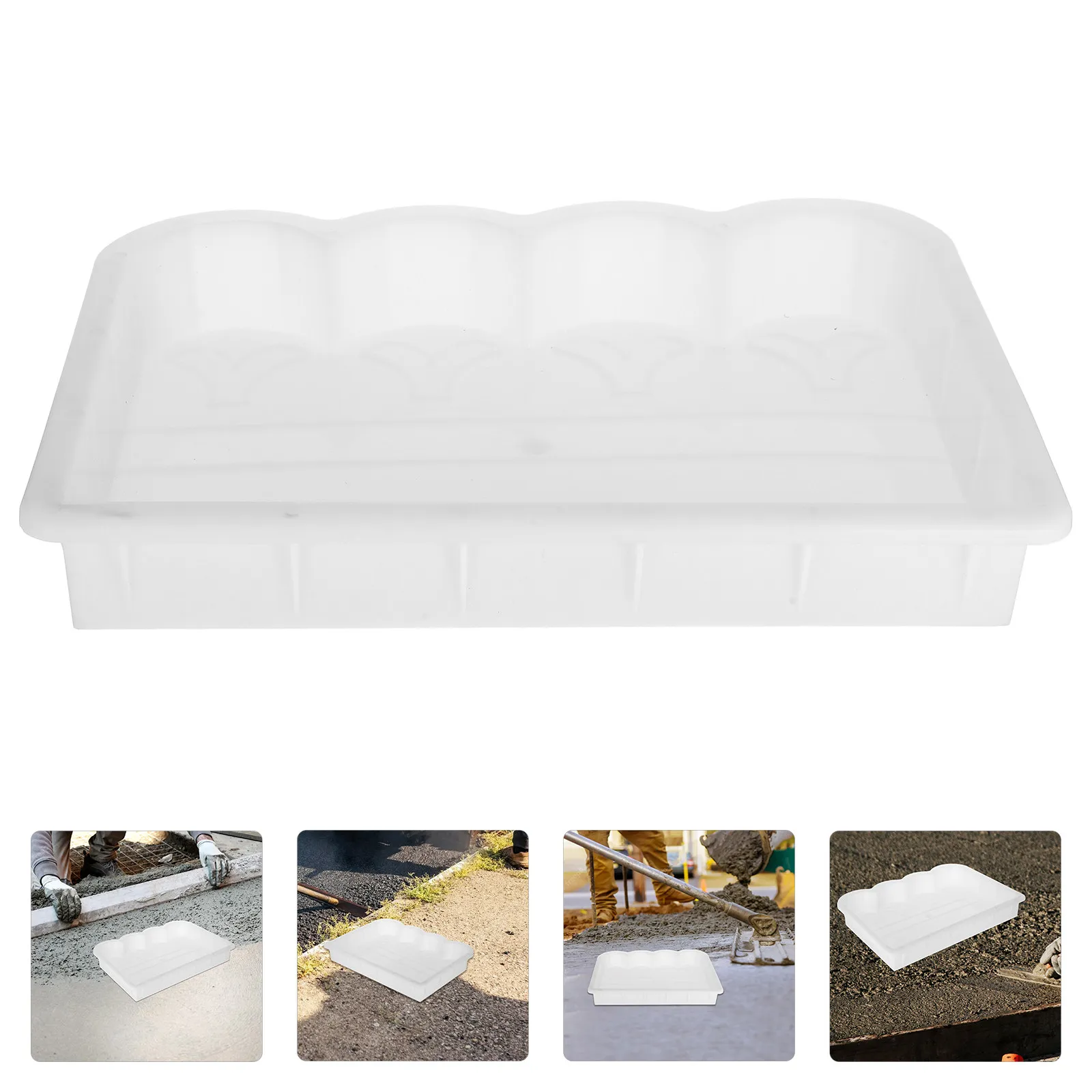 Reusable Concrete Paver Mold for DIY Walkway Patio Courtyard Driveway Garden Path Making Heavy-Duty Weather-Resistant Brick