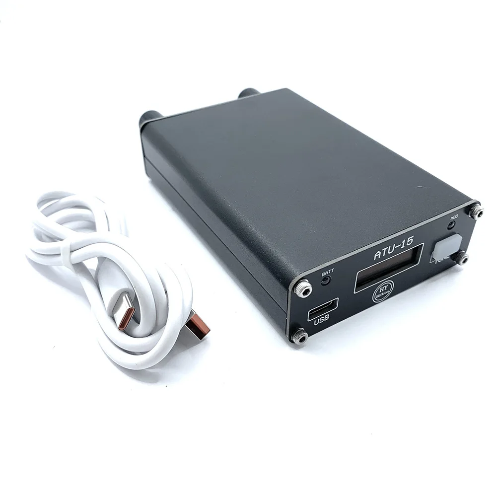 

Shortwave Antenna ATU-15 Antenna Tuner Built-in Battery Lightweight Design Metal Housing Tuning Frequency Range