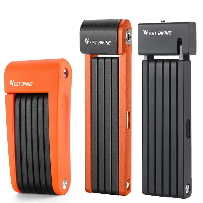 AliExpress West Biking WEST BIKING Bicycle Foldable Lock Portable Heavy Duty Strong Security Anti-theft Electric Motorcycle MTB Road Bike Equipment