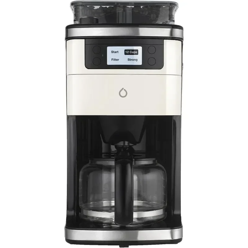 

Smarter Remote Grinding and Brewing Drip Coffee Machine with Built-in Coffee Bean Grinder and Hot Plate