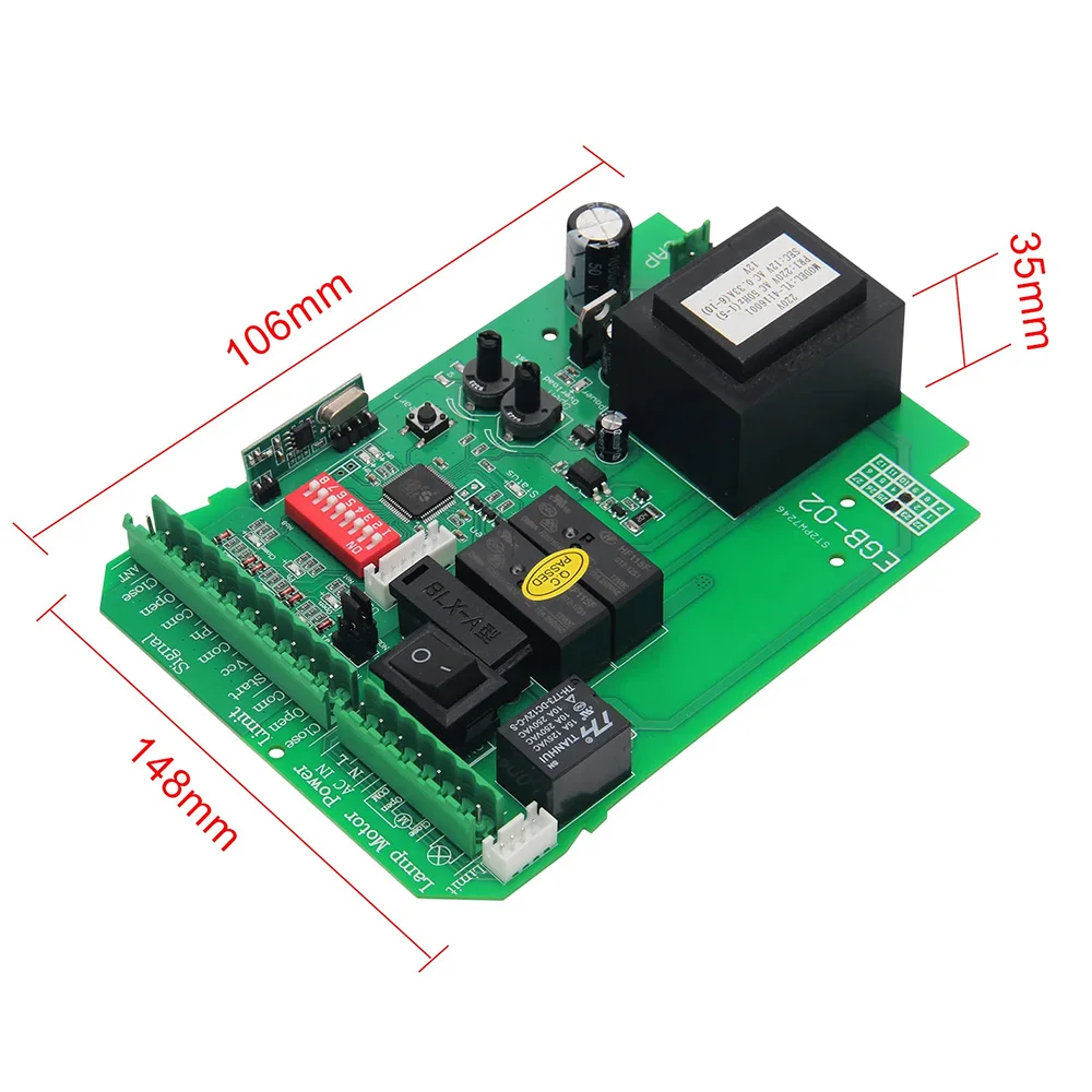 

220 В/110 В управление раздвижной дверью, плата управления двигателем, карточная пластина для устройства открывания дверей с двигателем раздвижных ворот