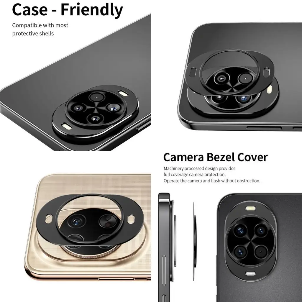 

Aluminum Camera Shield Guard Openwork Pattern Dustproof Smartphone Protective D2RC