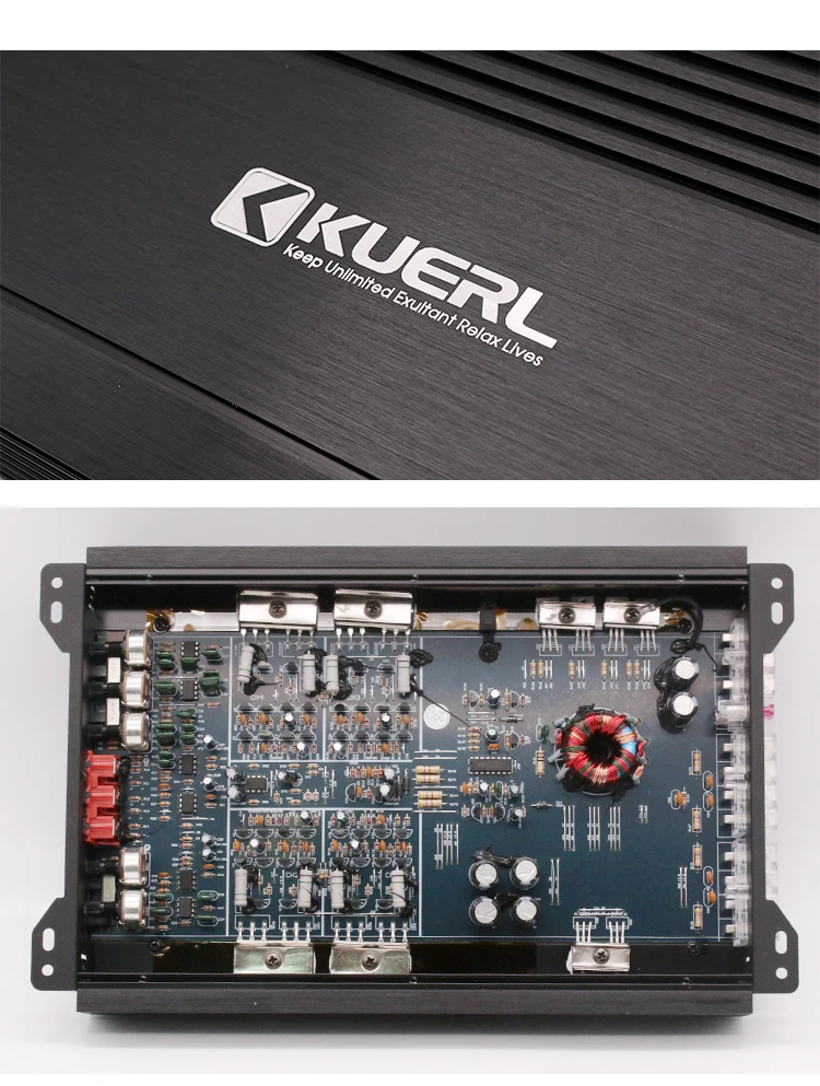 

K-452 Wholesale New Auto Amplifier Class AB Full Frequency 12V Car Amplifier 4 Channel Audio Amplifier for Car