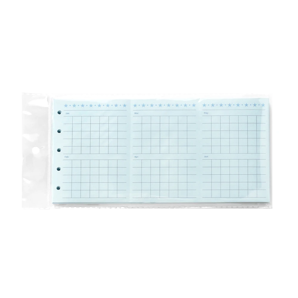 40PCS Memo series loose leaf replacement M5 inner page Korean ins hand account storage accessories inner page view 6