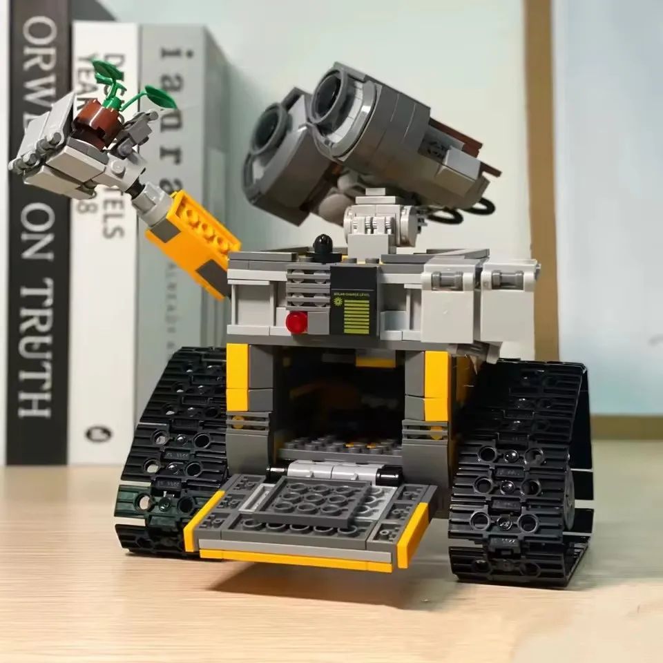 Hot 687 pcs Wall-E Building Block Kit MOC Idea Technical Classic Movie Model Building Block Assembly Children's Toy Gift image 6