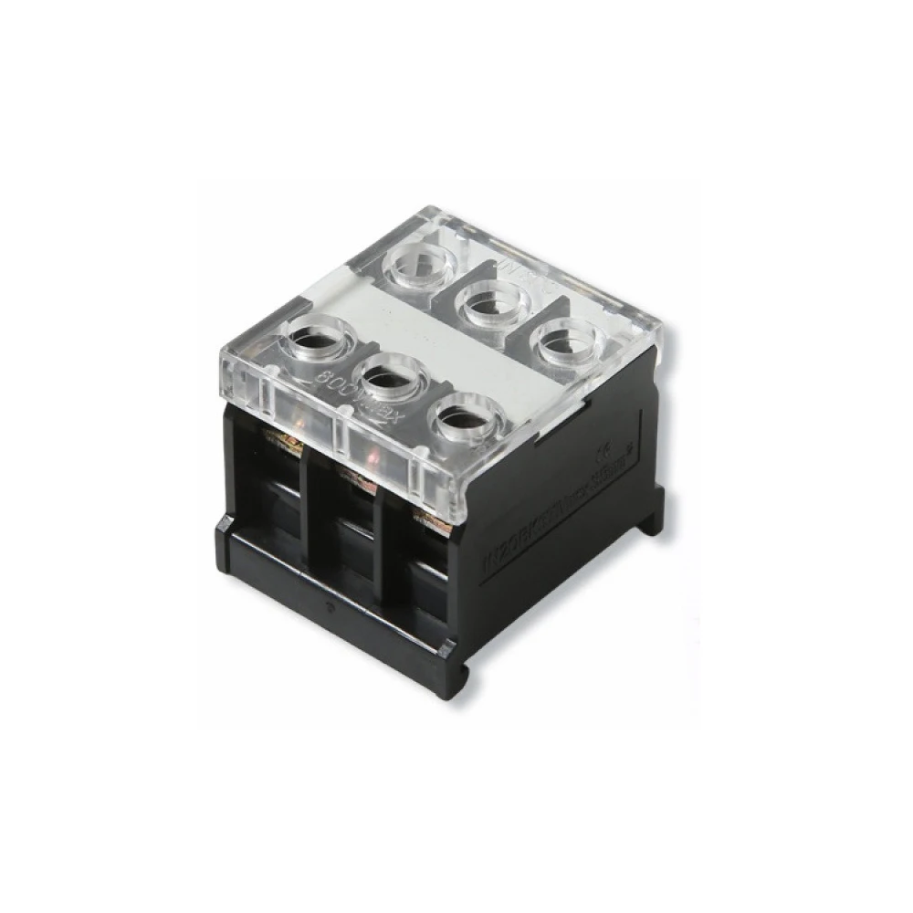 Terminal Block 5PCS IN20BK Rail-mounted 600V Copper Terminal Block Wire Connector