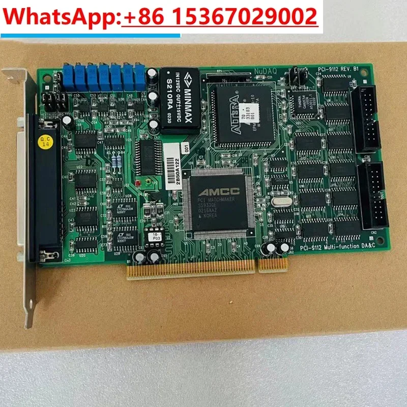 PCI-9112 REV. B1 For ADLINK PCI Acquisition Card Multifunctional Data Acquisition Card Perfect Tested