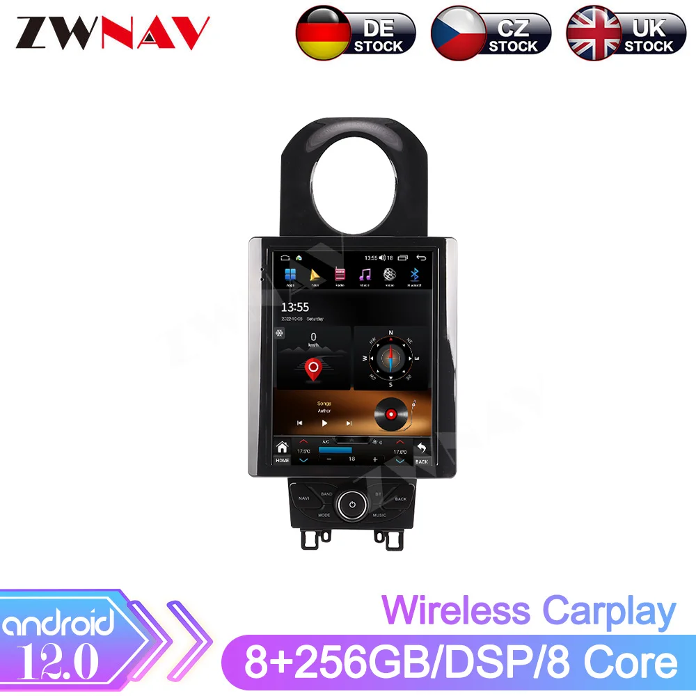 Android12 Car Radio Player For McLaren 12C 625S 650S 675S 2011-2018 Auto Stereo Receiver Multimedia Player GPS Navi 2Din Carplay