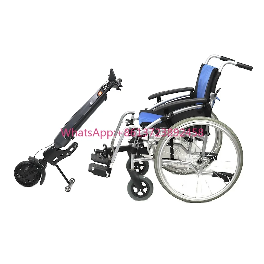 Convert Your Manual Wheelchair with  a CE Certified, Lightweight Aluminum Alloy Electric Handcycle System