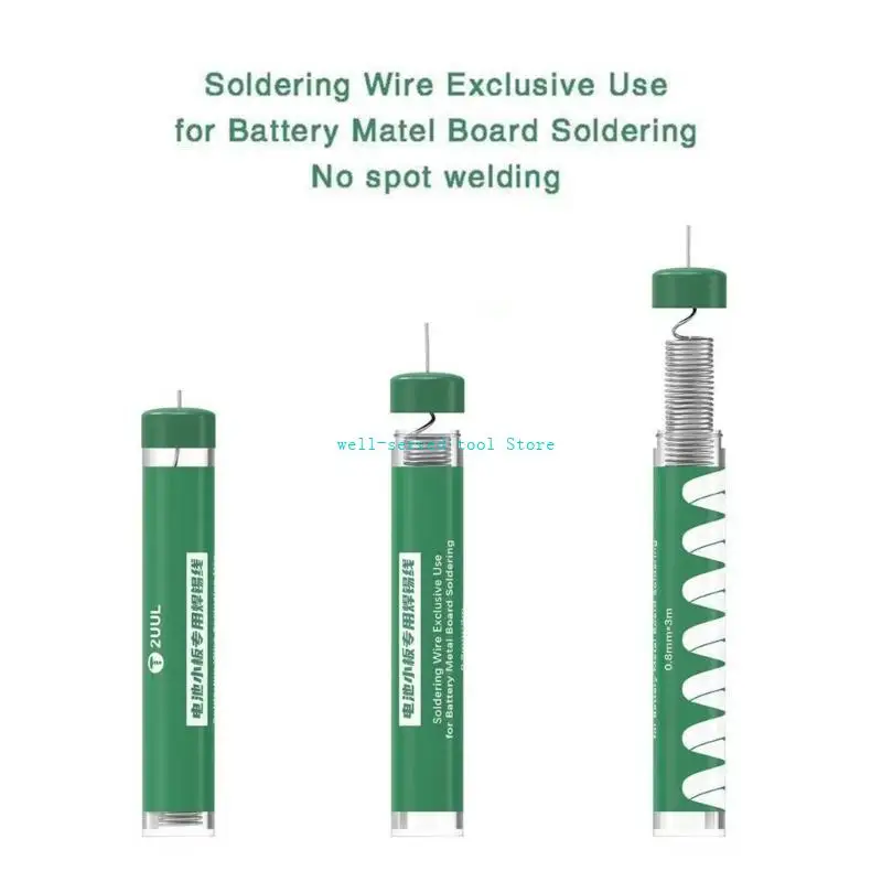 

G88A 0.8mm Soldering Wire for Phone Battery Metal Board Soldering Exclusive Use
