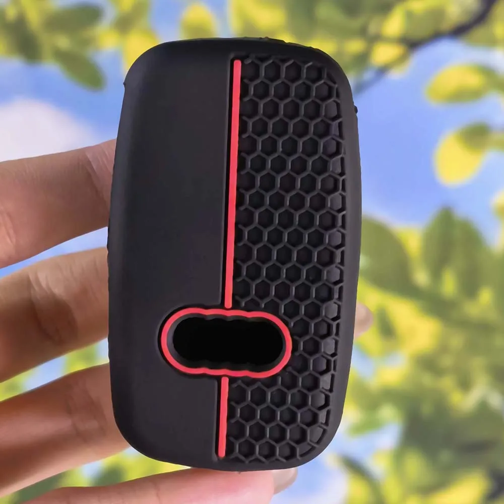 Abrasion Resistant Raised Honeycomb Key Guard For Audi A4 A8 TT S3 S4 Q3 Q5 Skoda Superb Flip Key Protective Cover