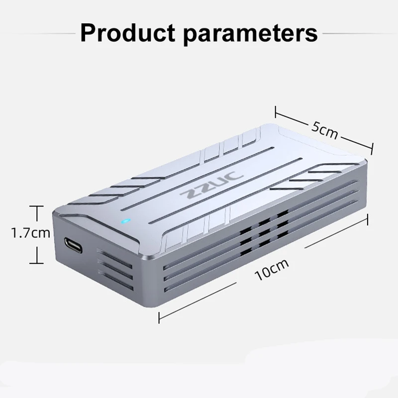 태블릿 컴퓨터 용 UTHAI NVME 알루미늄 합금 하드 드라이브 박스 4T 확장 M2 SSD 솔리드 스테이트 모바일 드라이브 박스 40G