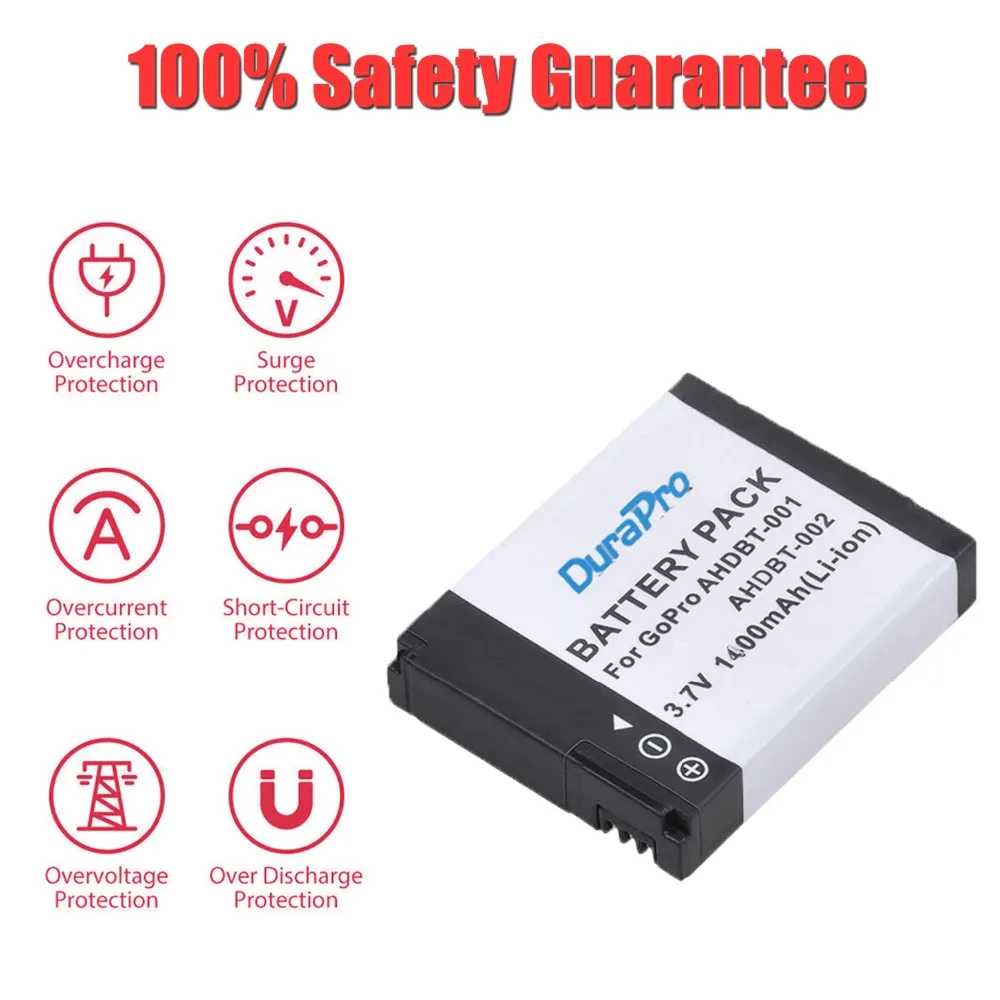 AHDBT-001 Battery Bateria + Charger for GoPro HD Hero 1 2 Hero1 Hero2 Motorsports Surf Outdoor 960 AHDBT 001 AHDBT-002 Accessory