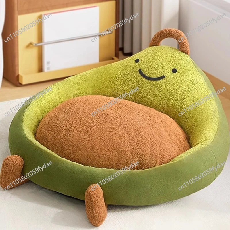 Plush Sofa-Style Pet Mat: All-Season Cushioned Bed for Small Breed Cats & Dogs Like Bichon, Provides Warmth in Cool Weather