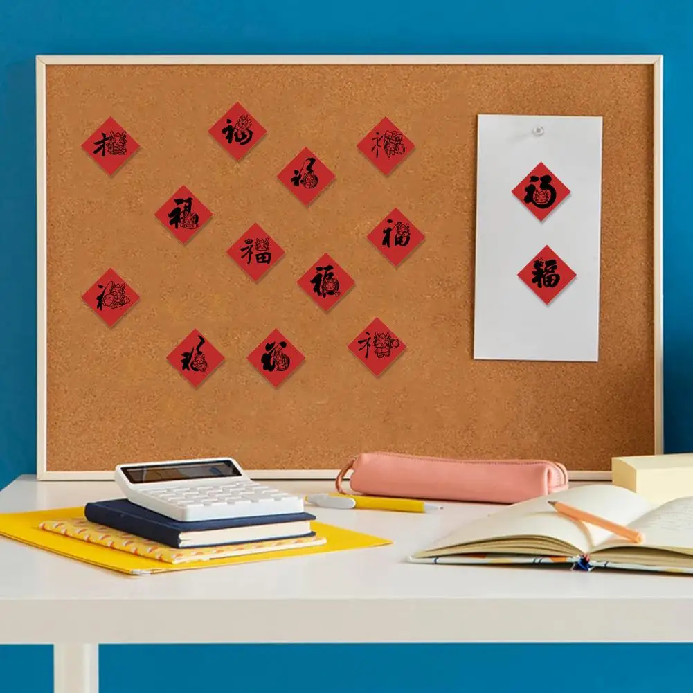 Adesivi per il capodanno cinese adesivi per il capodanno cinese con superficie liscia Set di adesivi impermeabili a tema cinese per Scrapbooking