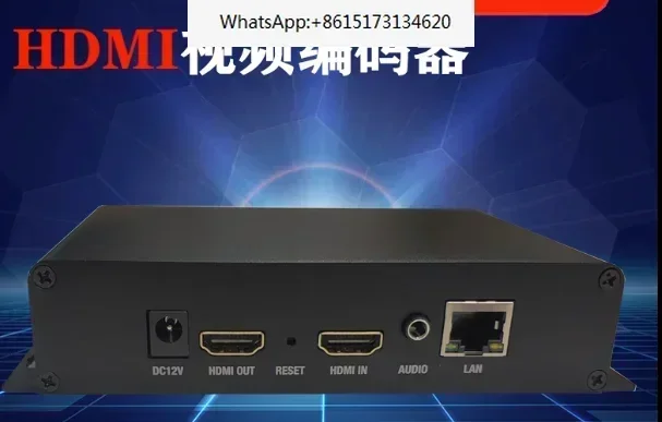 H265 H264 HDMI-Compatible  Streaming Encoder With LCD SRT RTSP RTMPS TO IP Video Facebook YouTube Encoder