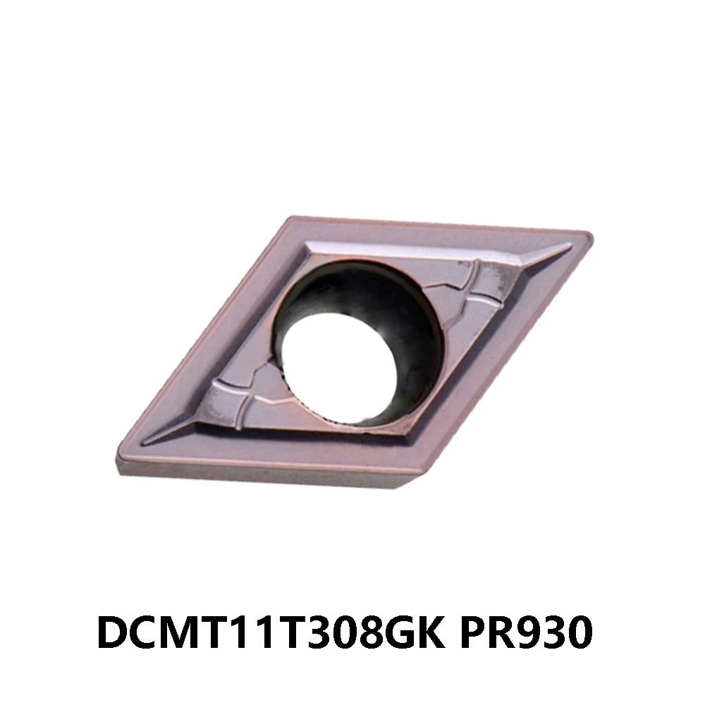 DCMT 11T308 DCMT11T308 DCMT11T3 GK 55° Blade DCMT11T308GK PR930 Original DCMT3252GK CNC Lathe Cutter Carbide Plates Turning Tool