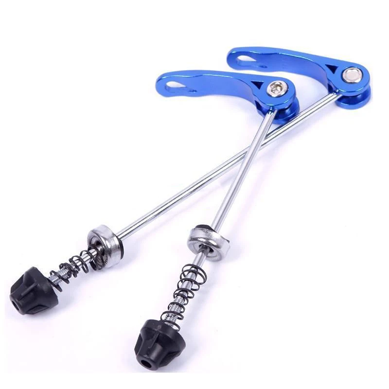 Bicycle Bike Skewer Set Road 145mm*185mm Parts Front+Rear Skewer Quick Release Bolt Lever Axle Iron Aluminum alloy