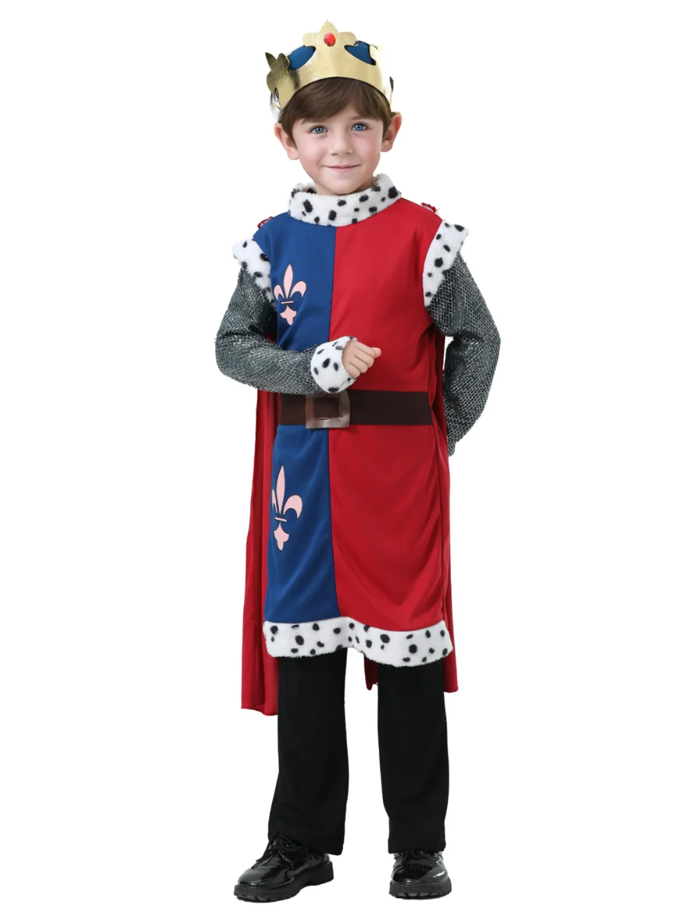 

Boys The Medieval King Arthur Cosplay Kids Halloween Carnival Theme Party Fantasy Costume