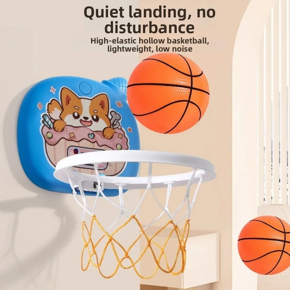 Wall Wall Mount Basketball Hoop Mini with Scoreboard Basketball Training Inflatable Ball No-Drill Installation - Aliexpress Deal