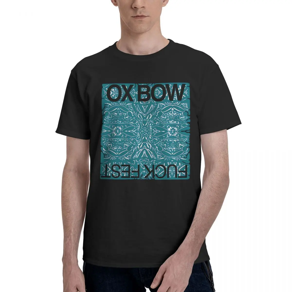 

Oxbow Experimental Rock 100% Cotton Casual Breathable Confortable Anime Funny Men's T-Shirts Funny Gift