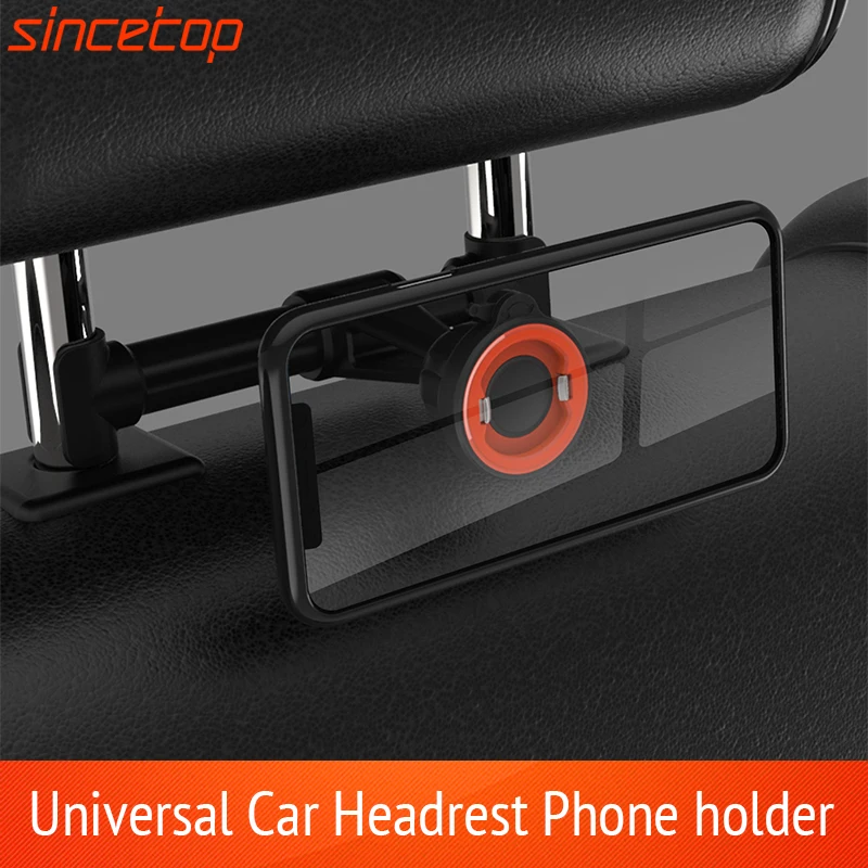 Universal Car Mobile Phones Holder Stand Rear Pillow 360 Rotation Car Back Seat Headrest Mount Holder For iPad Tablet PC Auto