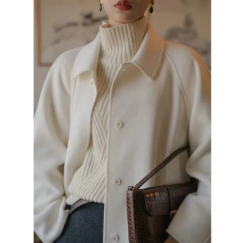 

Свитера Джемперы Пуловеры Женские элегантные женские свитера Осенние рукава-фонарики Кофейные кисточки Выходные для отдыха Ленивый Уютный комфорт