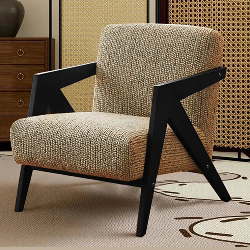 Nordic Lounge Living Room Chair Vanity Makeup Designer Office Luxury Chair Japanese Computer Wooden Poltrona Home Furniture