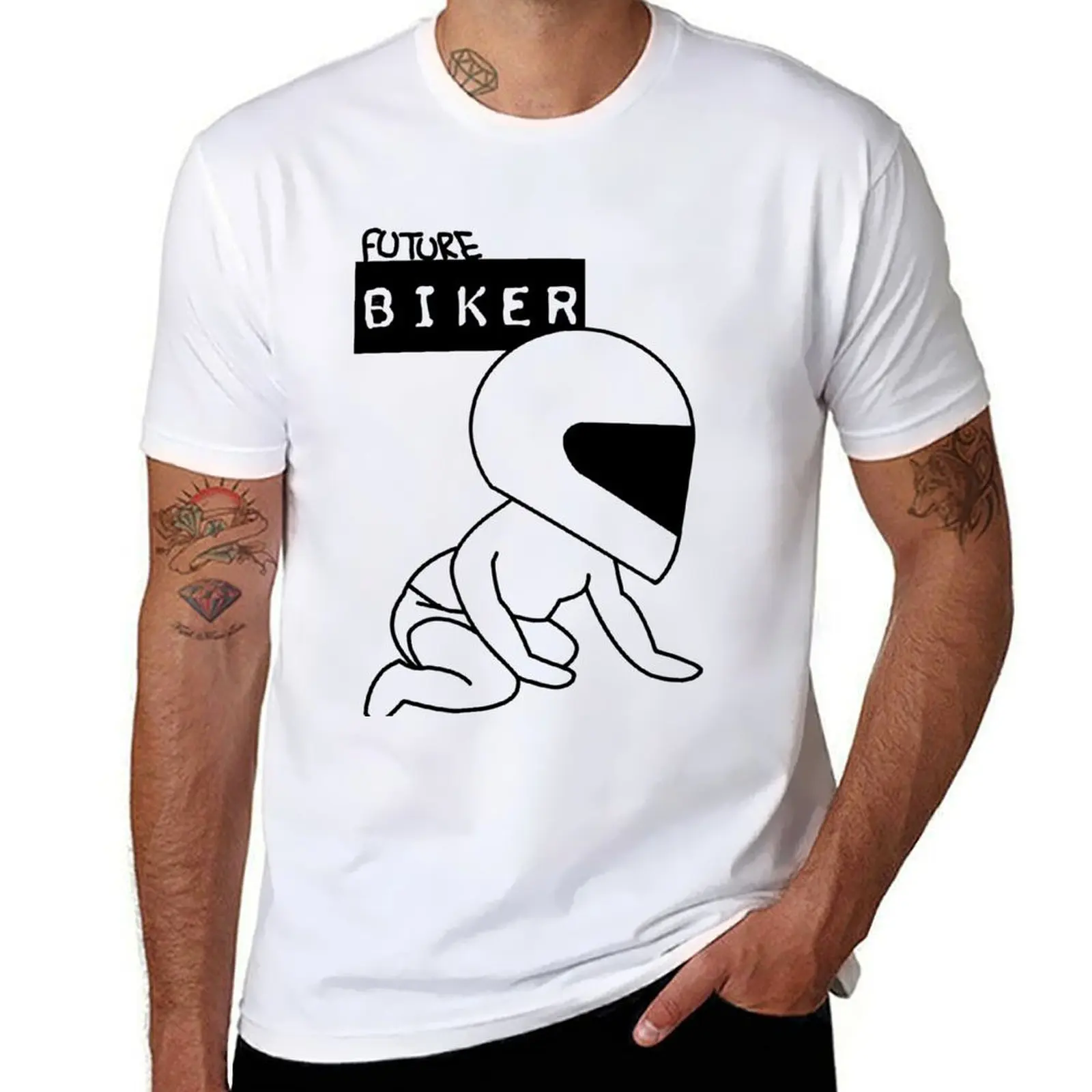 Future Biker Baby T-Shirt t shirt man plain t shirts for man graphic funny T-Shirt