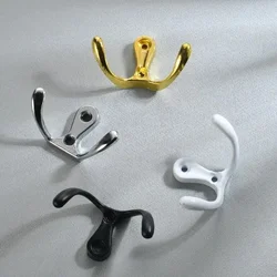 4pcs key hanger wall Coat Rack Wall Mount Walnut Coat Hooks for Hanging Hats owels Bags Decorative Entryway Bathroom Bedroom