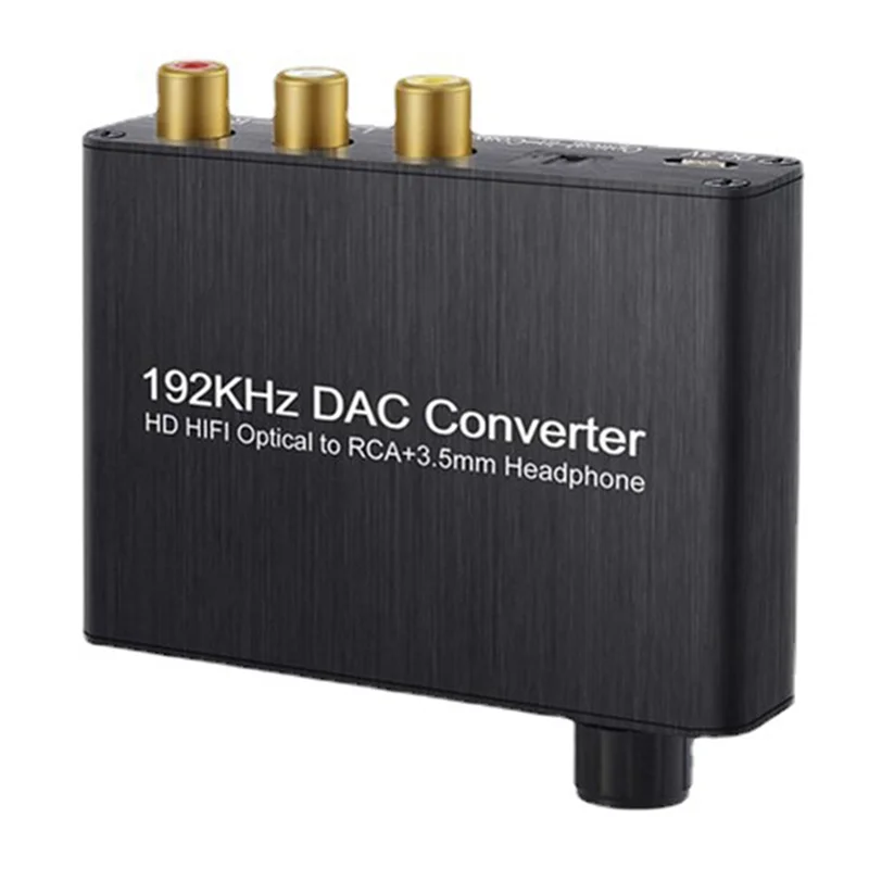 ABKN-192Khz DAC Converter Digital To Analog Converter With Headphone Amplifier Built-In Bluetooth Receiver Music Player Durable