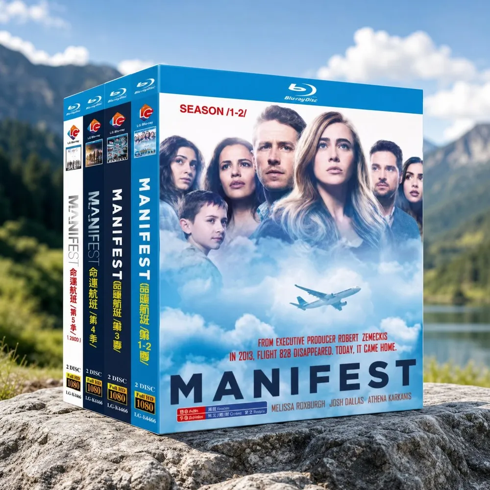 BD Blu-ray Disc High-Definition US TV Series Manifest Seasons 1-5 10-Disc Box Set