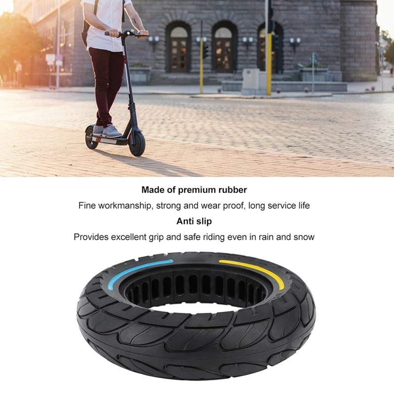 Solid Tire 10 Inch 10X2.5 For Segway Ninebot Max G30 G30P G30LP Gotrax G5 G6 Electric Scooters Parts Accessories Wheel