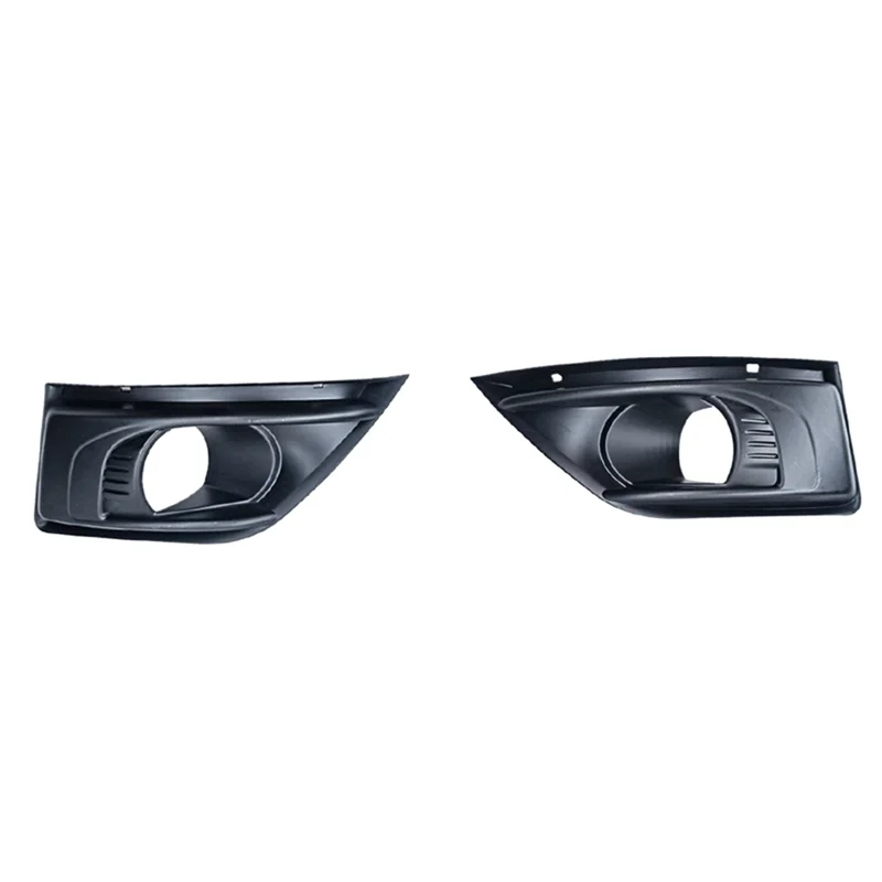 2Pcs Front Bumper Fog Lamp Frame Trim Fog Lamp Cover Fog Lamp Grille for Citroen C4 Picasso 7414SC