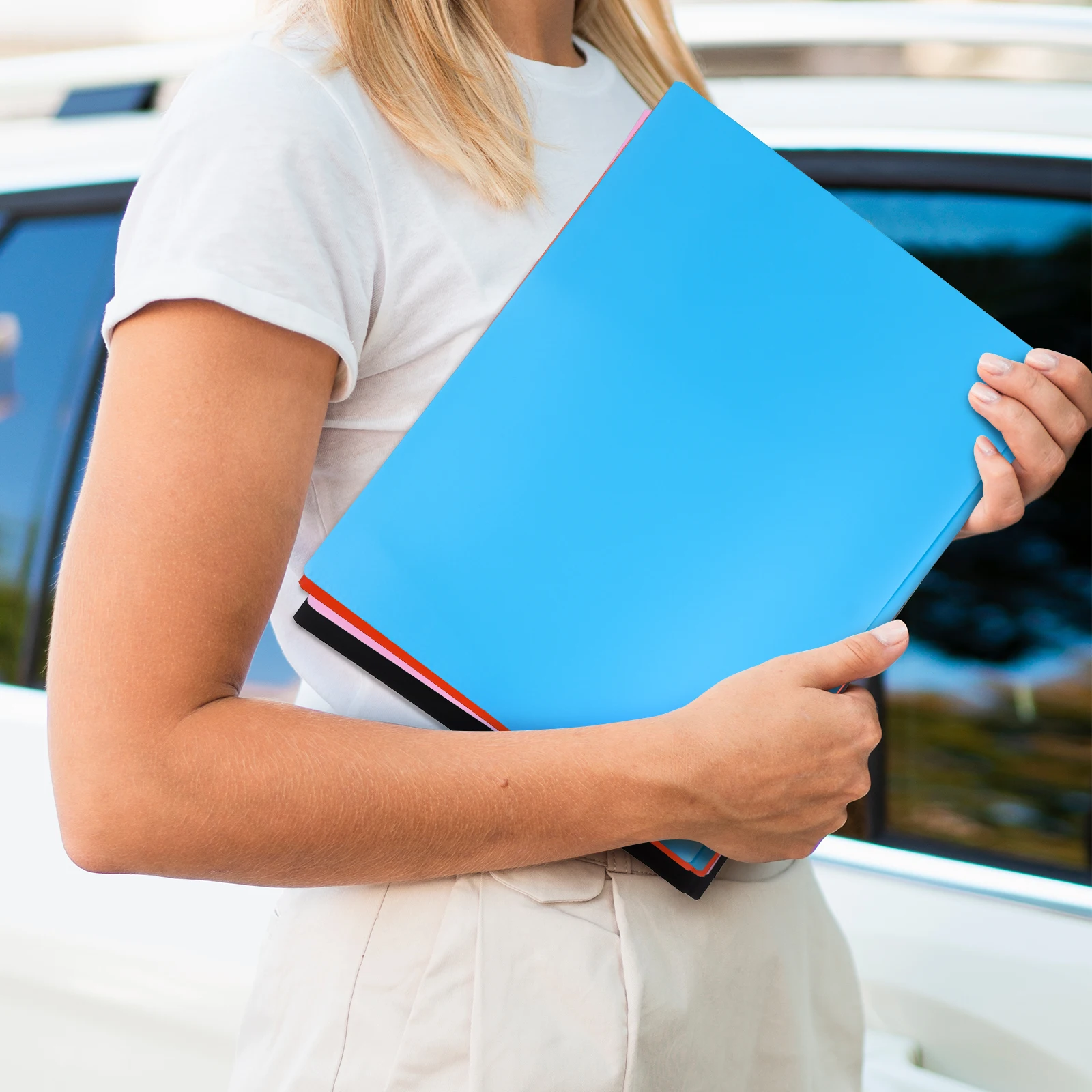 

9-шт папки-папки с несколькими карманами, держатель для бумаги, портфель