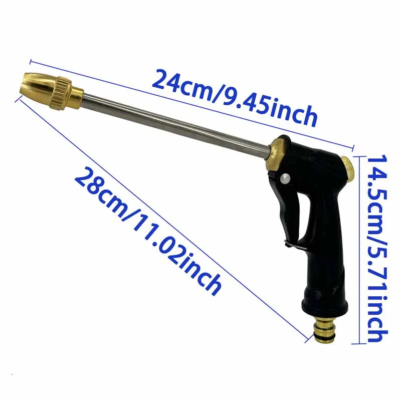 Household Pressurized Water Gun! Car Wash/Watering/Yard Cleaning Universal, Multi-Functional And Easy To Handle With One Shot