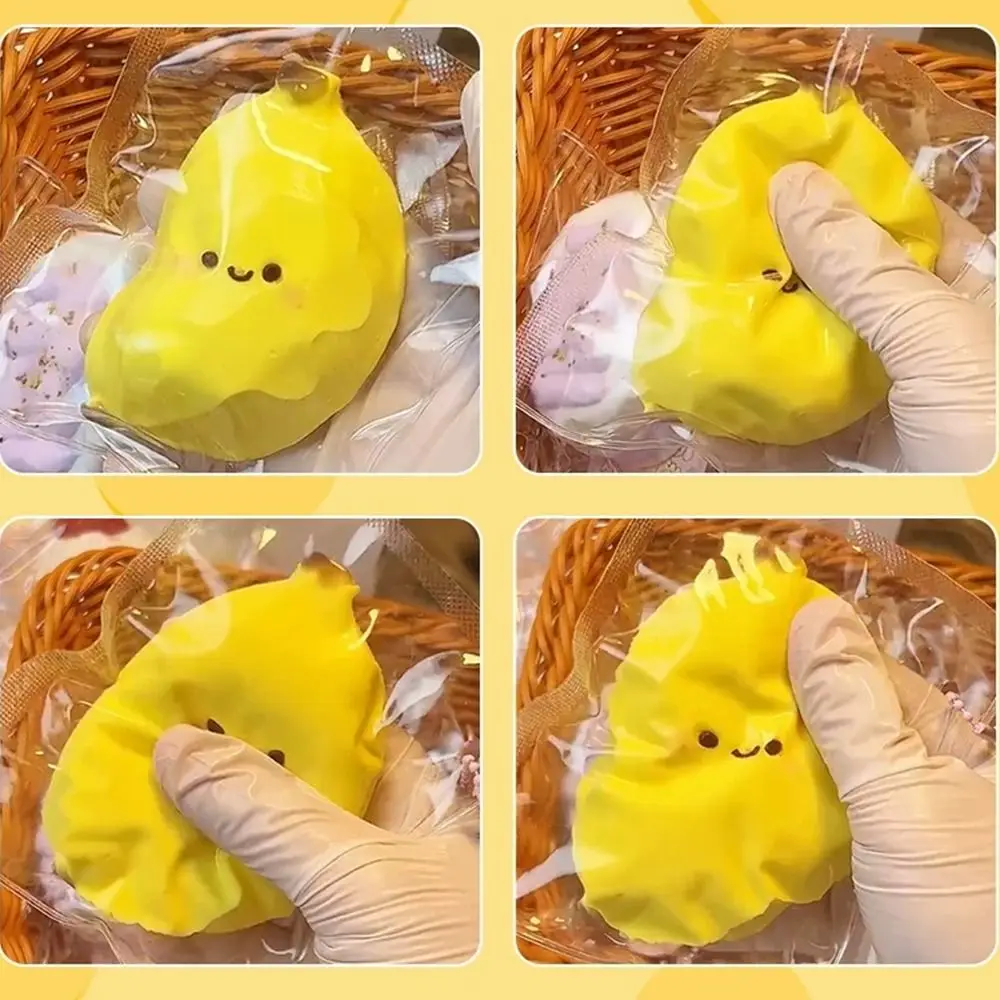 Creative TPR Fat Banana Squeeze Soft Simulation Banana Fruit Super Elastic Pinching Gift