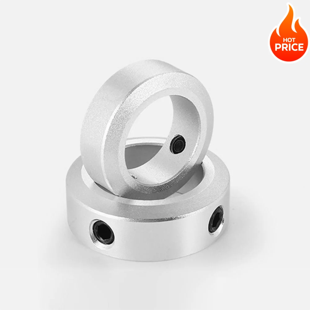 1Pcs Aluminum Alloy Fixed Locking Limit Ring 6-30mm Diameter Stop Screw Type Shaft Collar with Screws Retainer Locator