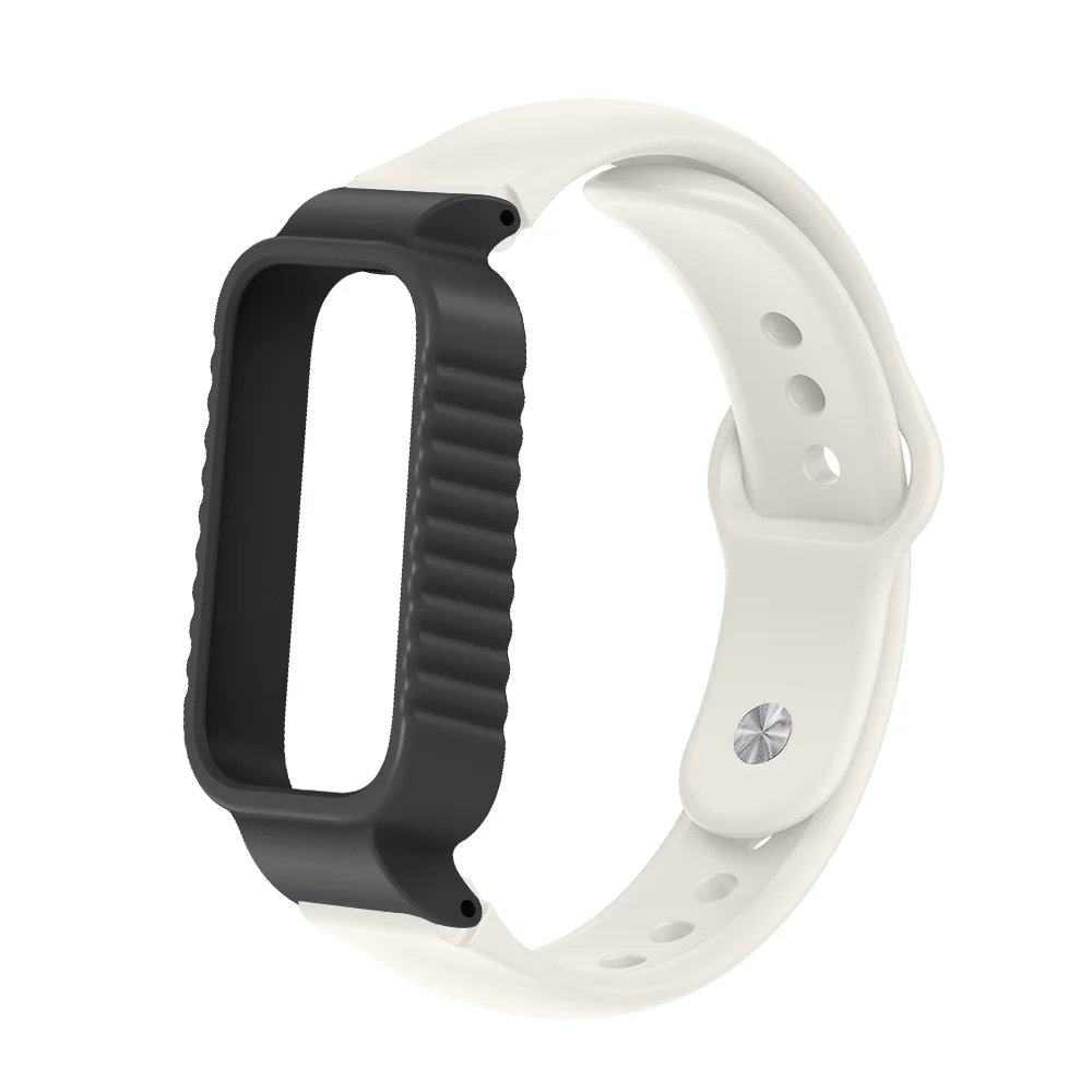 

Watch Strap with Reverse-buckle & Protective Case For Redmi Band 2/3 Quick Release Waterproof Silicone Smart Watch Band Unisex