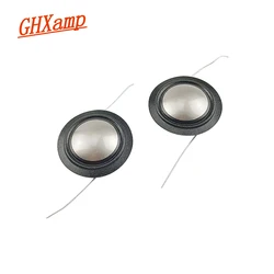 4ohm 25.4mm Tweeter Voice Coil imported titanium film + silk membrane 25.5 Core white aluminum frame For JBL 026TS Speaker 2PCS