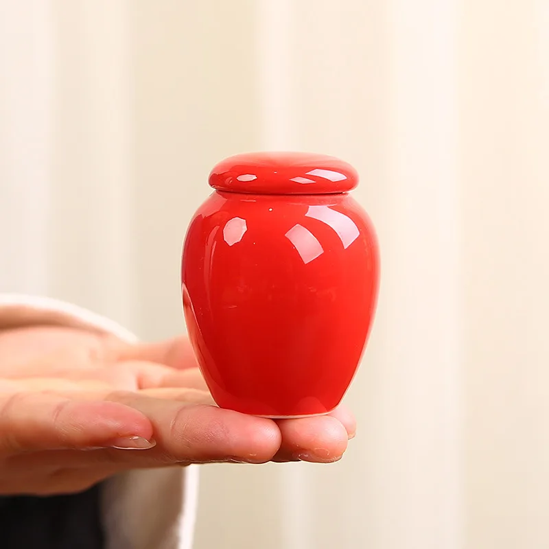 Ceramic Sealed Pet Urn Bottle, Empty Box Container, Urns for Dog Ashes, Mini Multi-Color, Small Pet Urn, 45ml