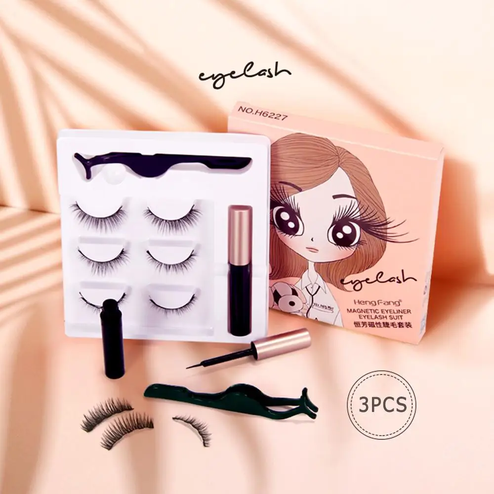 Magnetic Eyelashes Easy To Apply Makeup Set Reusable Mink Lashes Repeated Use Long-lasting Lashes Revolutionary Beauty 3d Mink