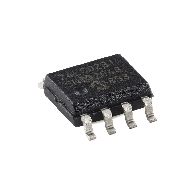 5PCS 24LC02B-I/P, 24LC02B/P, 24LC02B-I/SN, 24LC02BT-I/SN memory chips, DIP8 through-hole, SOP-8 SMD, 24LC02BI/P