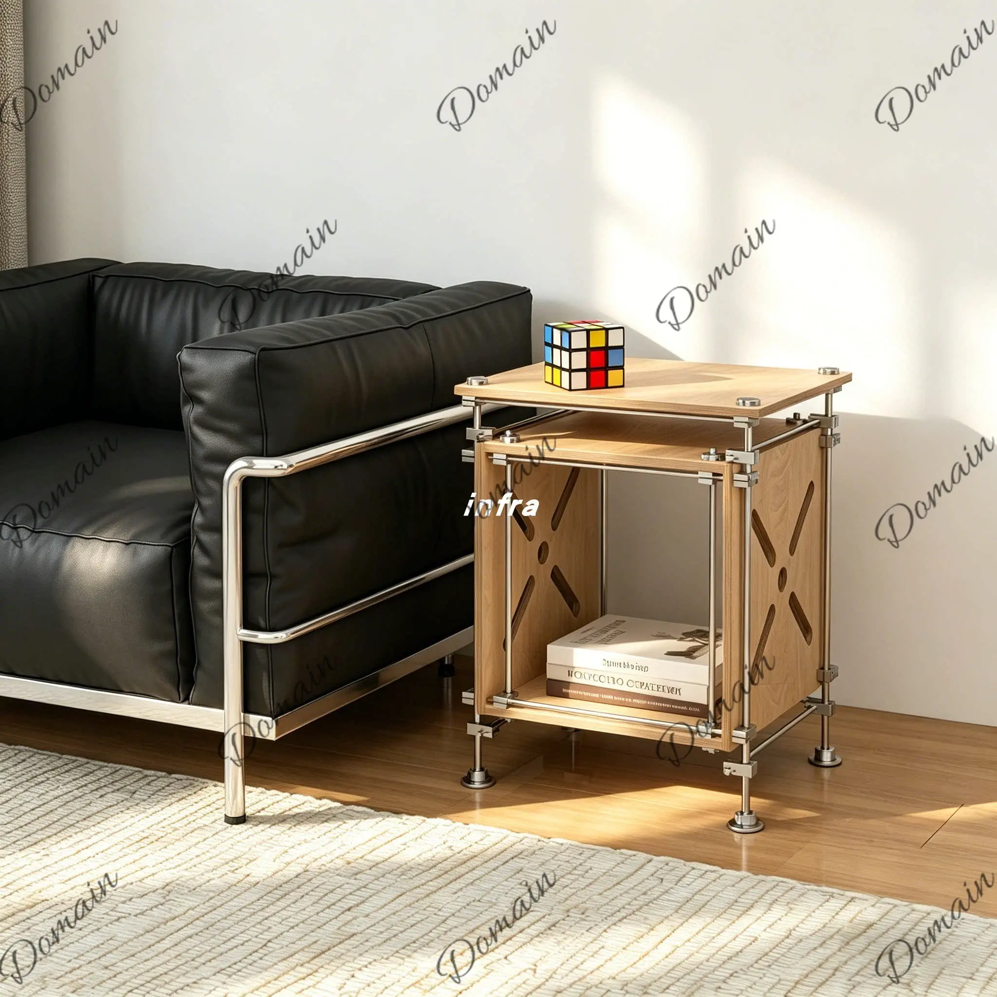 Marine board optical axis locker log style living room furniture combination storage display vinyl record cabinet birch