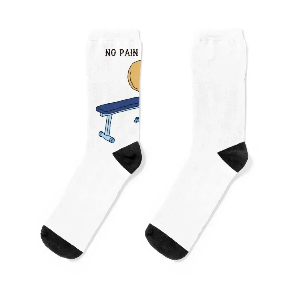 

NO PAIN NO PIZZA Socks Wholesale bright garter Socks Women's Men's