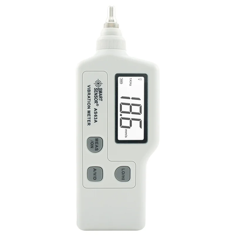 portable vibration meter Smart Sensor AS63A, acceleration / displacement /  Vibration measurer analyzer vibrometer