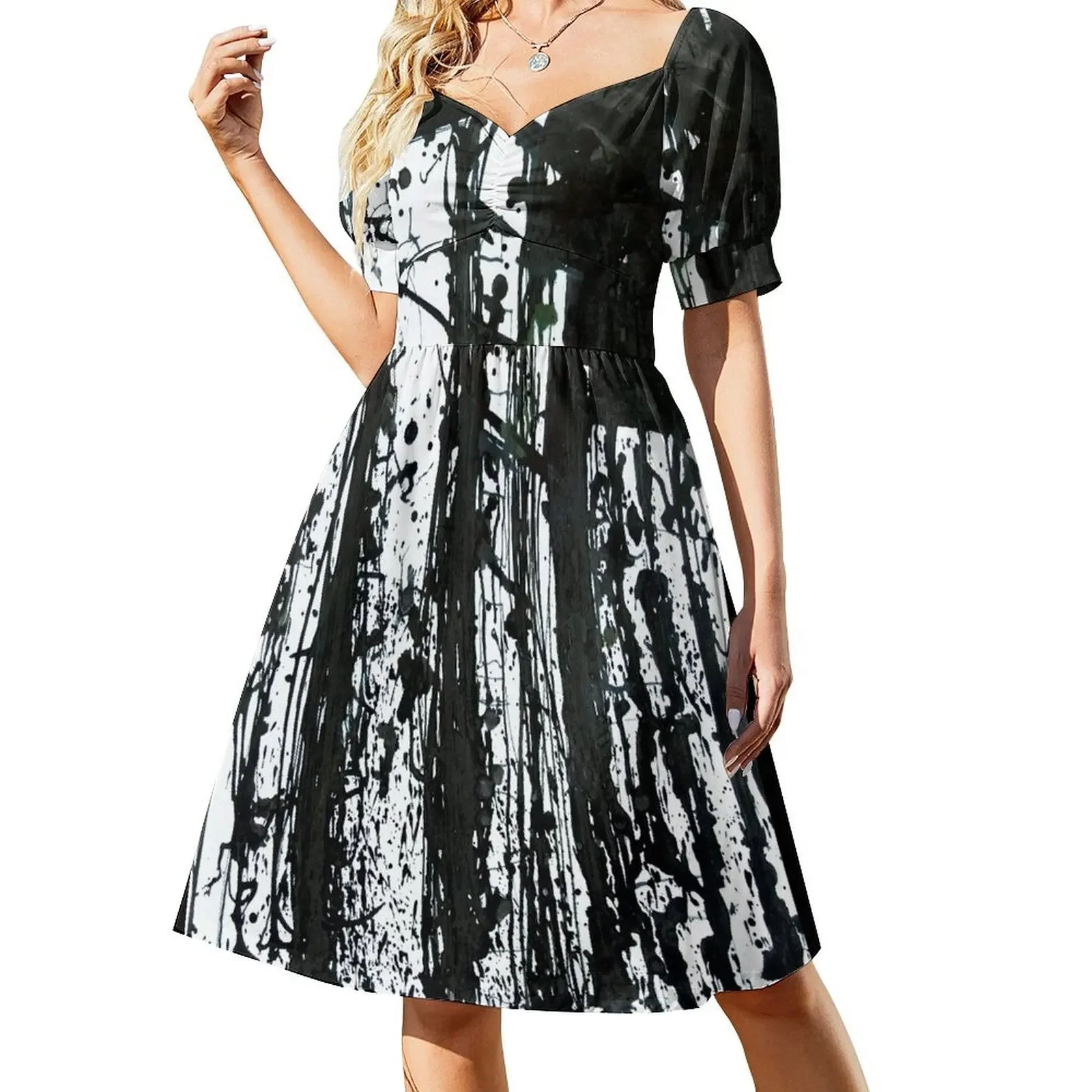 Buildings I Short-Sleeved Dress Dress for girls dresses ladies 2025 summer elegant dresses plus sizes evening dress woman